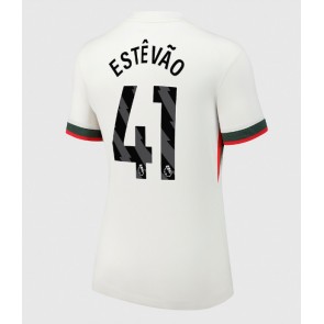 Chelsea Estevao Willian #41 Bortatröja Kvinnor 2025-26 Kortärmad